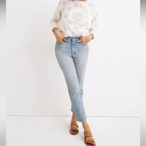 Madewell perfect vintage jeans in a light wash